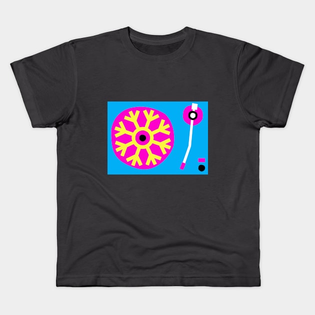 Winter music Kids T-Shirt by Print Original